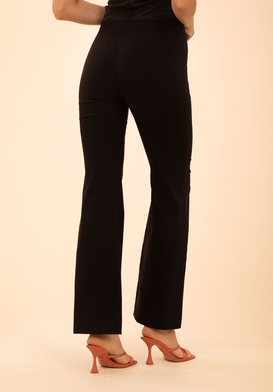 Black Flare Trousers 3