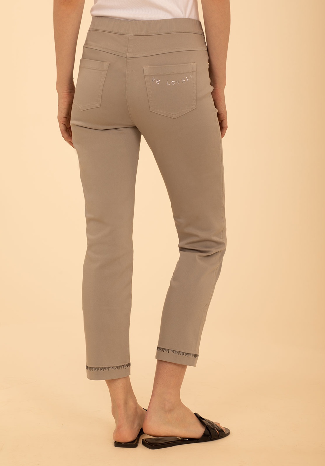 Grey Trousers with Rhinestones 4