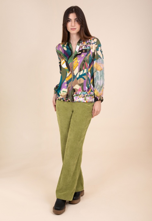 Pantalón Pana Verde 