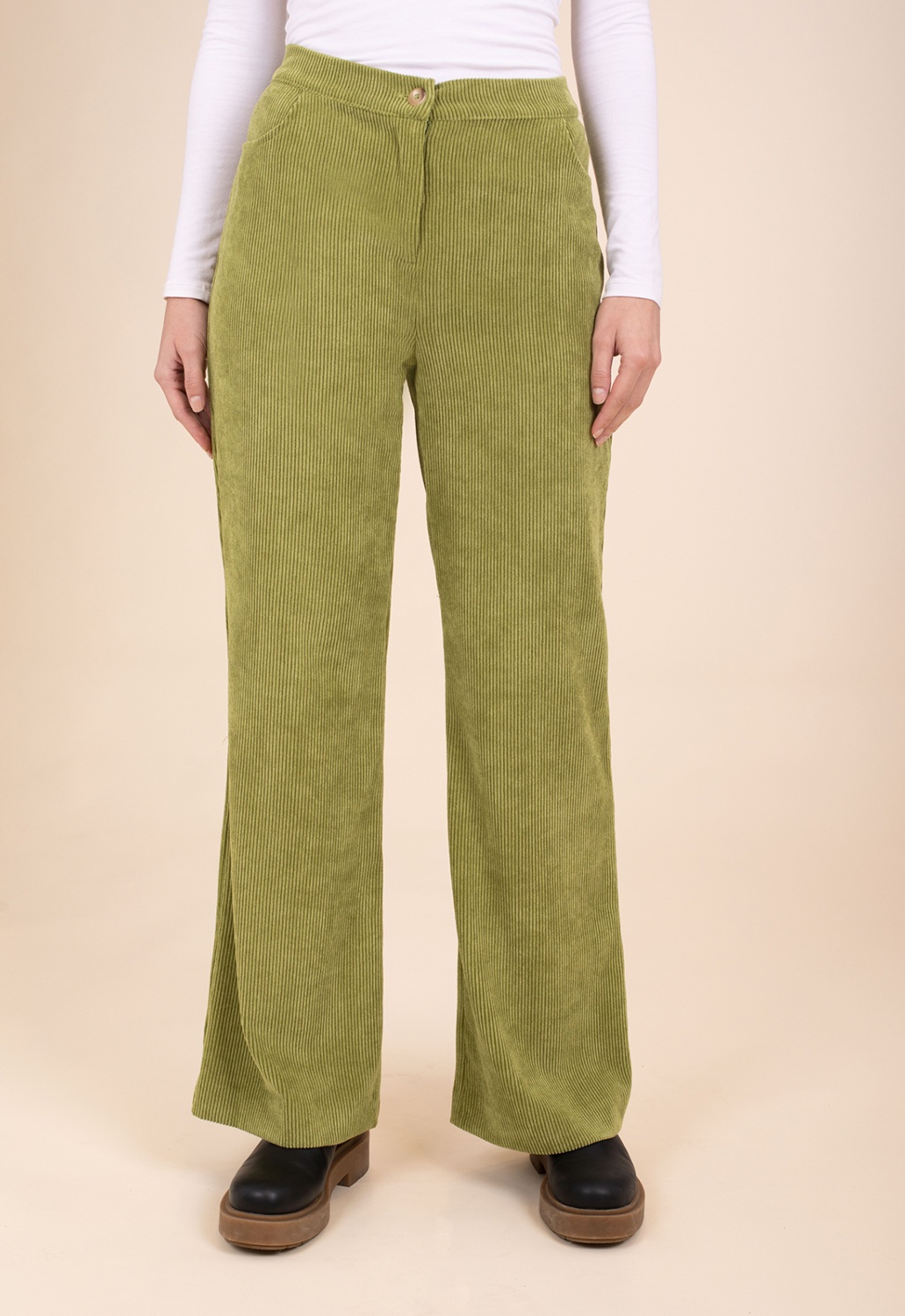 Pantalón Pana Verde 3