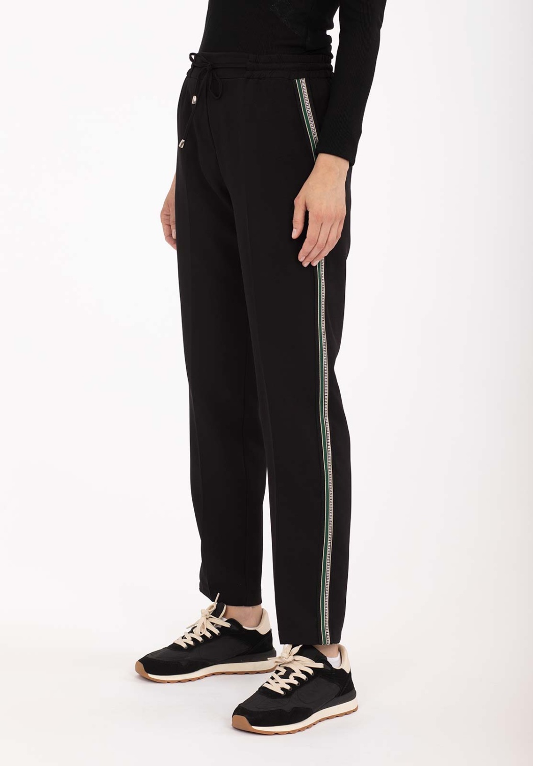 Pantalón Lateral Plata Y Verde 2