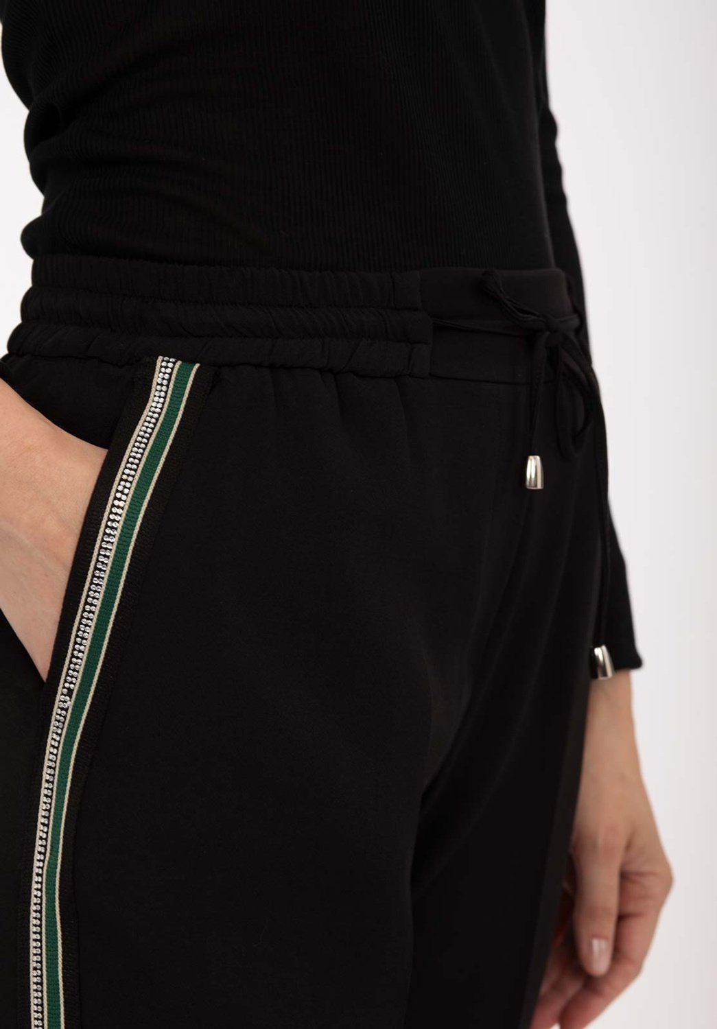 Pantalón Lateral Plata Y Verde 3