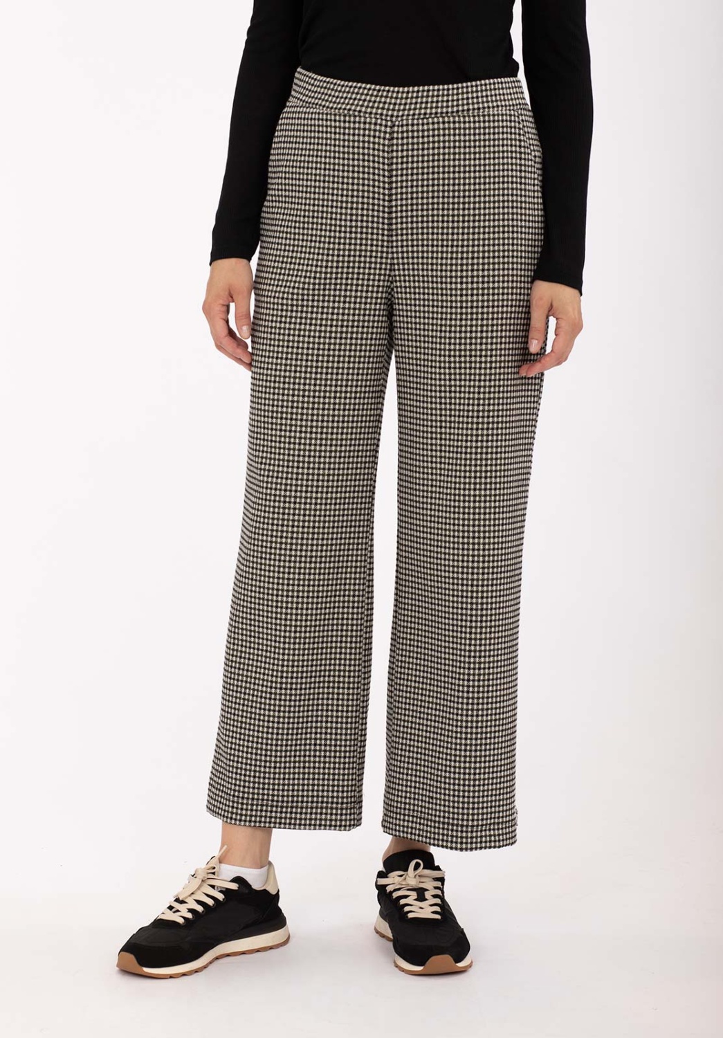 Pantalon à mini carreaux 1