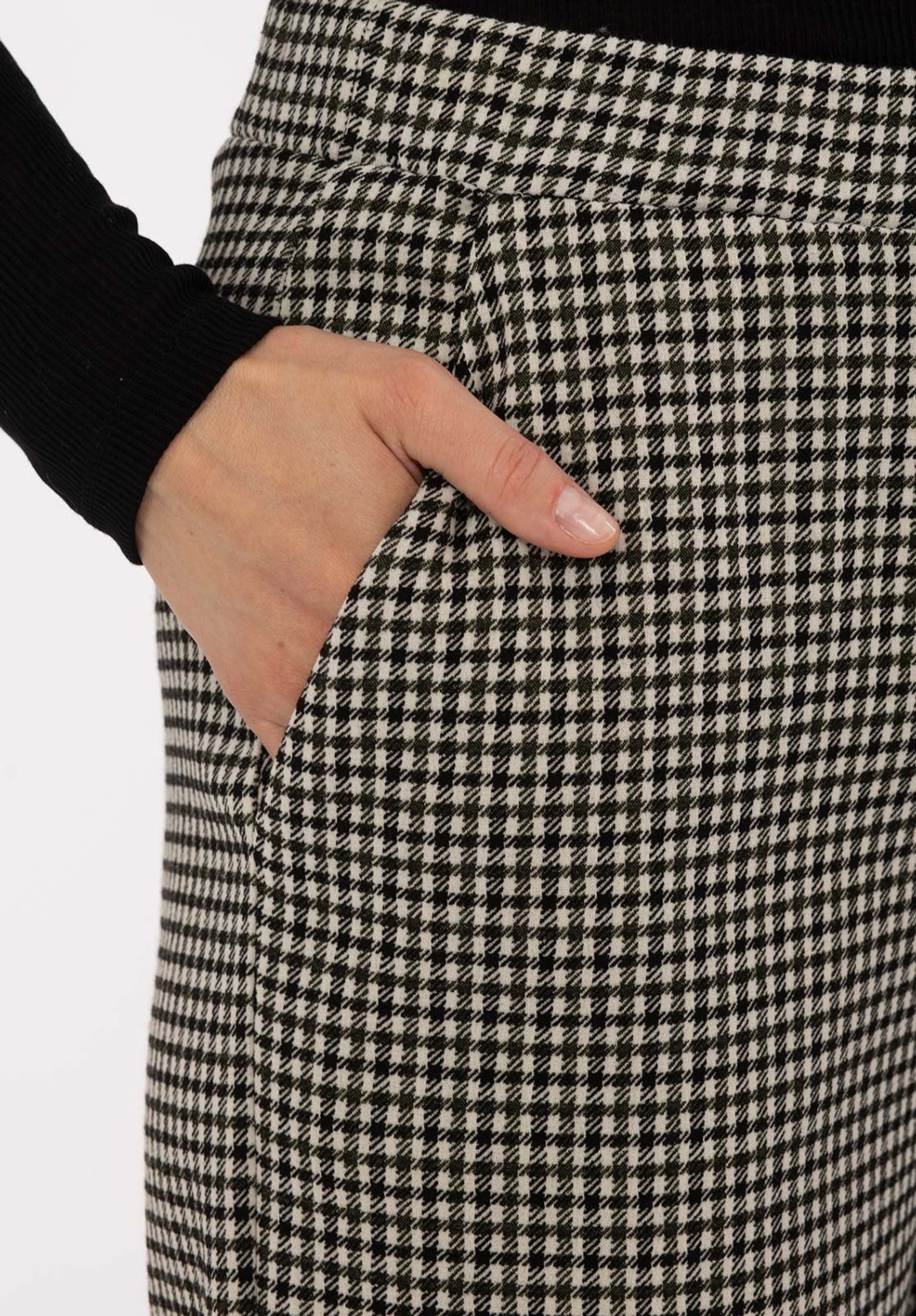 Pantalon à mini carreaux 2