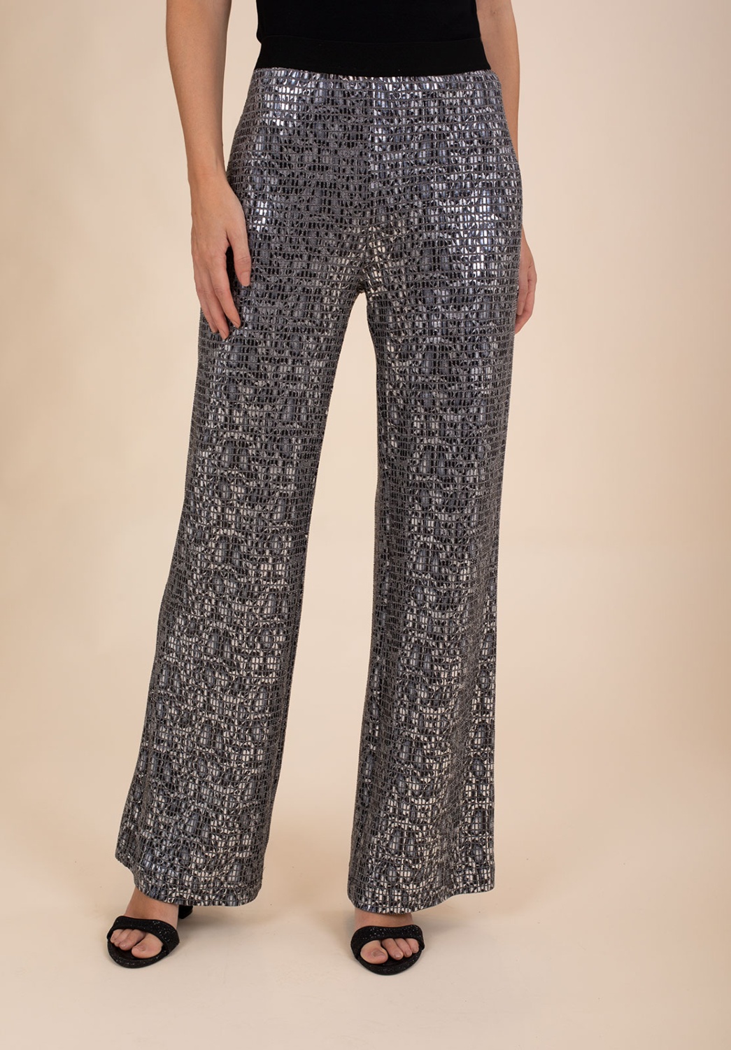 Pantalón Animal Print Brillante 1