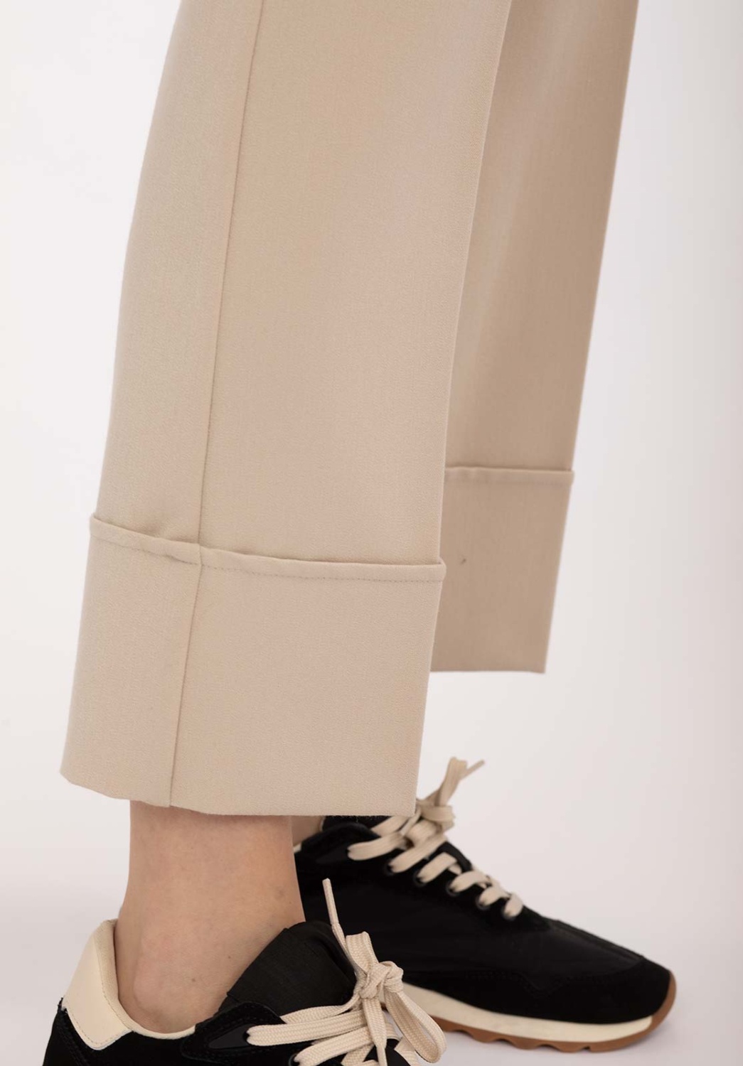 Pantalón Ancho Crema 3