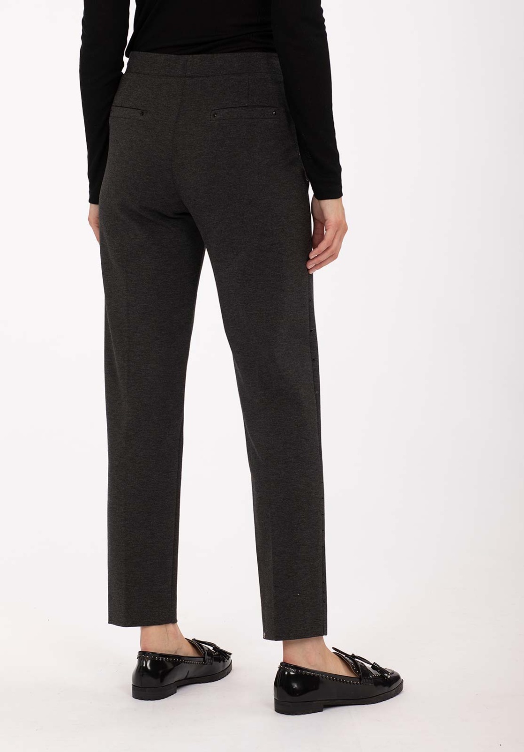 Pantalón Punto Gris Pedrería 3