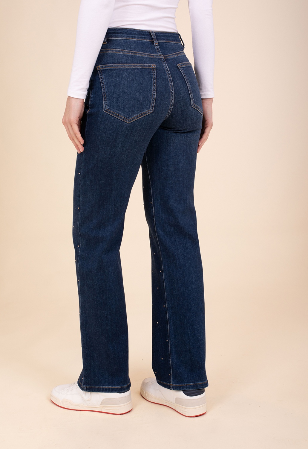 Pantalón Tejano Pedrería 1