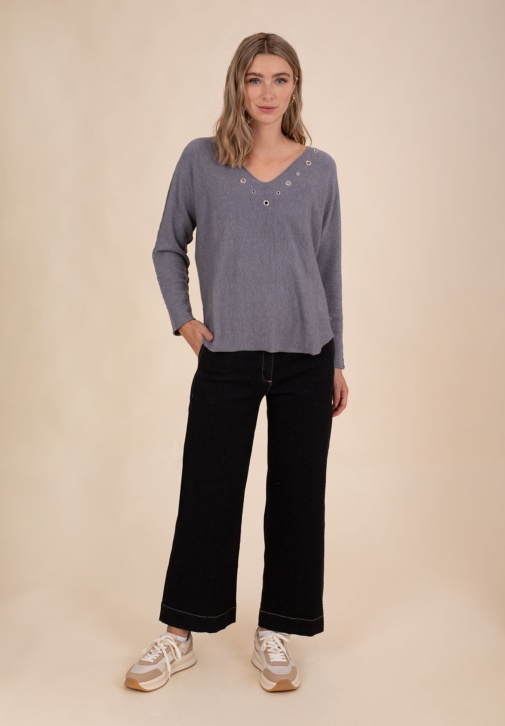 Wide leg jeans