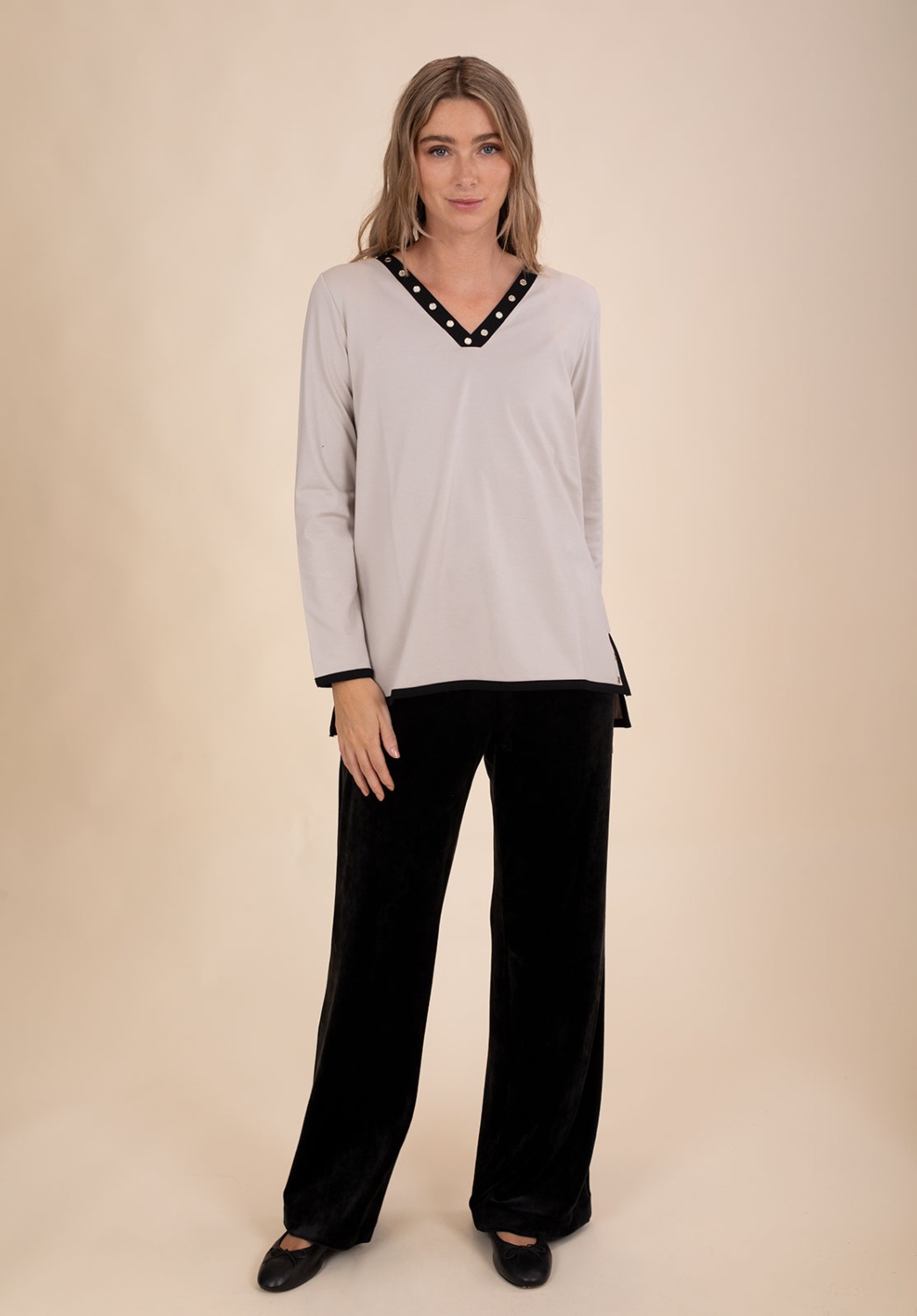 Pantalón Terciopelo Negro