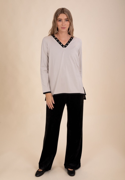 Pantalón Terciopelo Negro