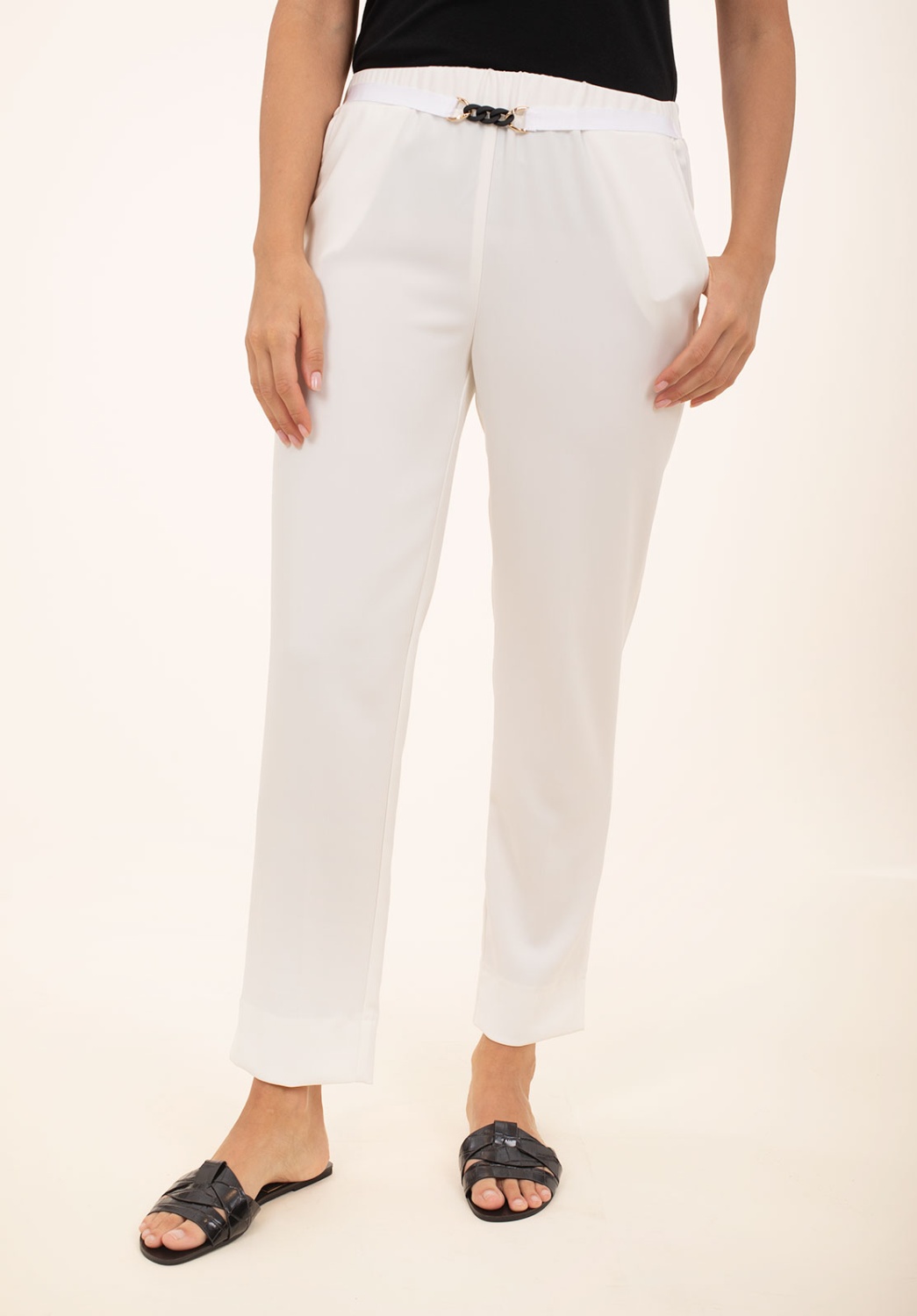 Pantalón Baggy Blanco 1