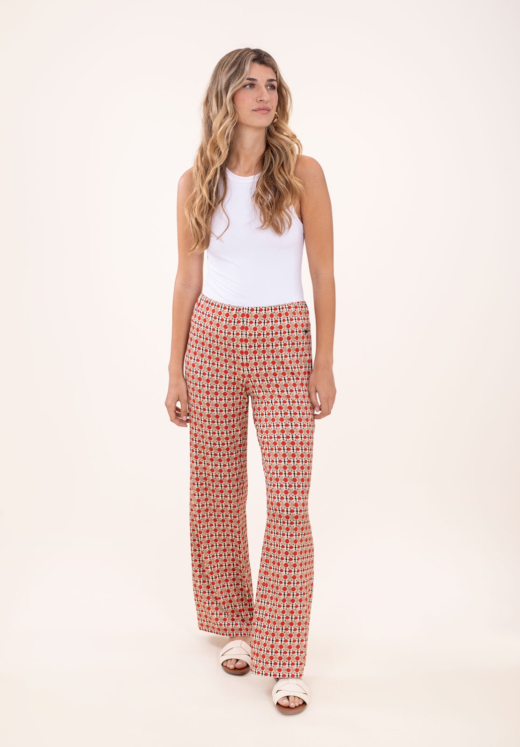 Pantalón Geométrico Retro 