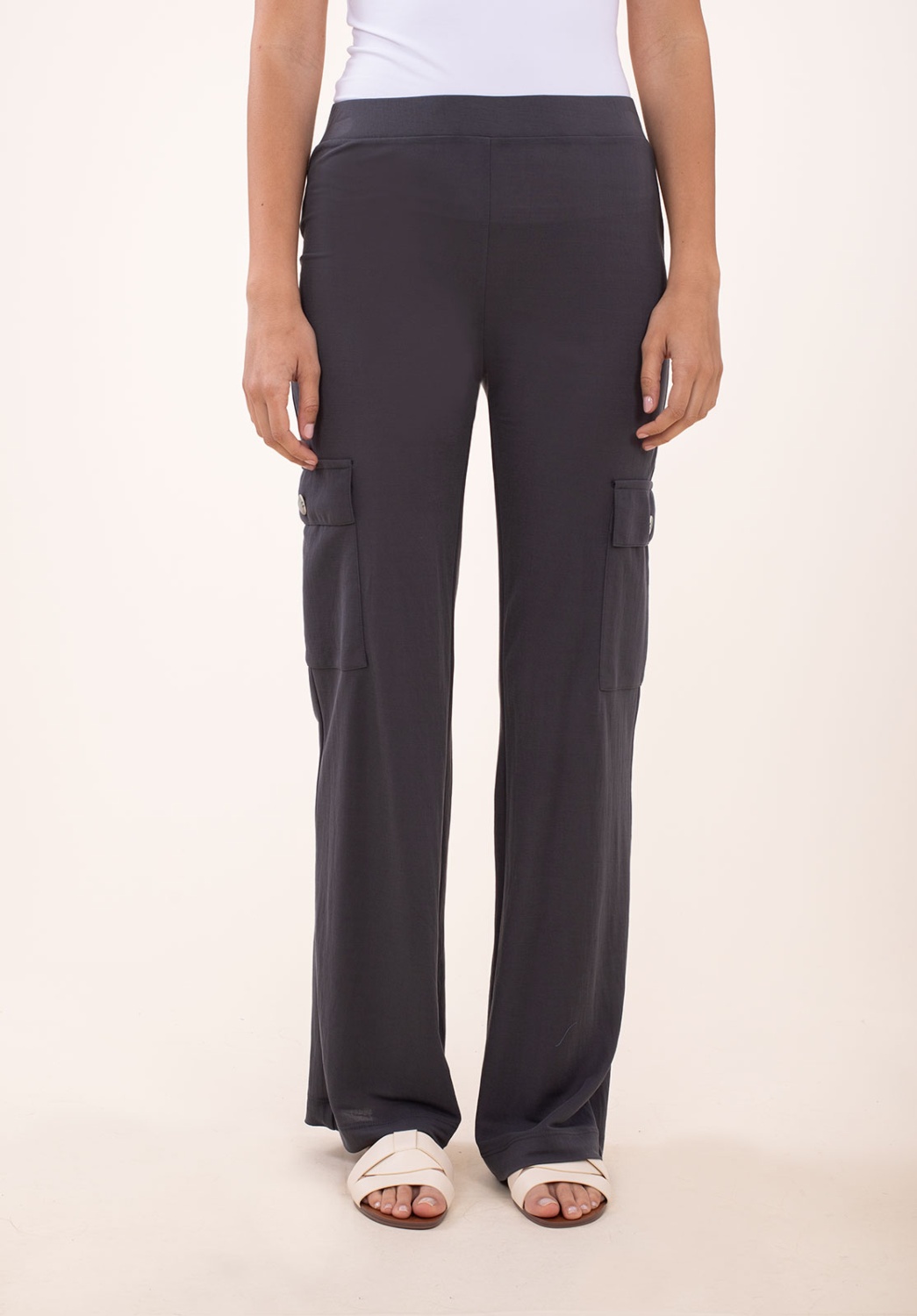 Pantalón Cargo Gris 1