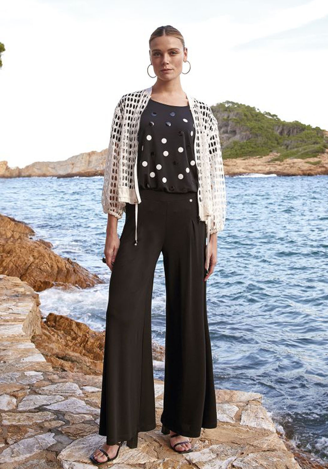 Pantalón Palazzo Negro 