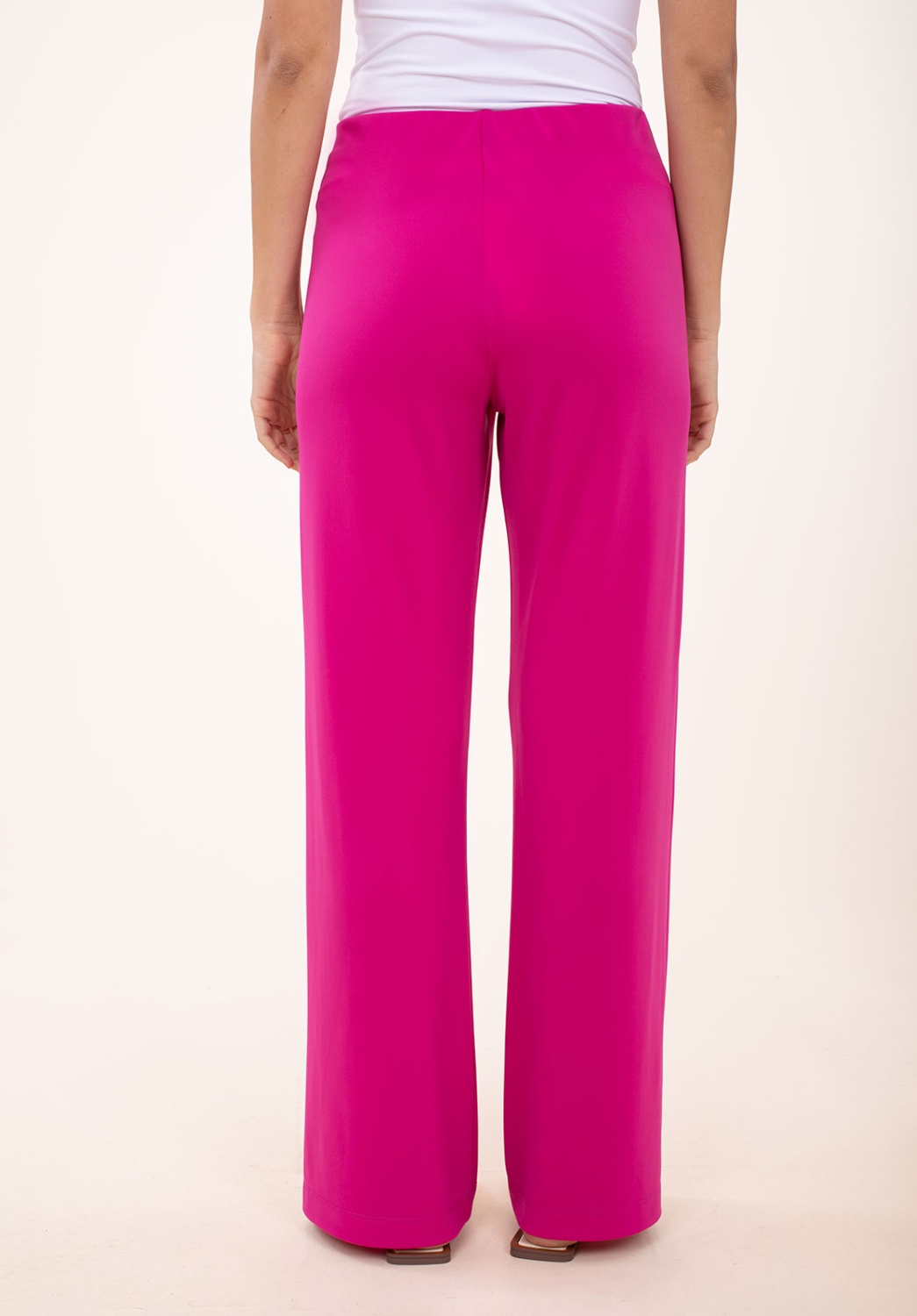 Pantalón Recto Fucsia 3