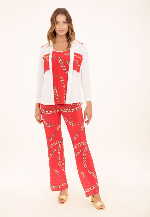 Pantalón Cadenas Rojas 