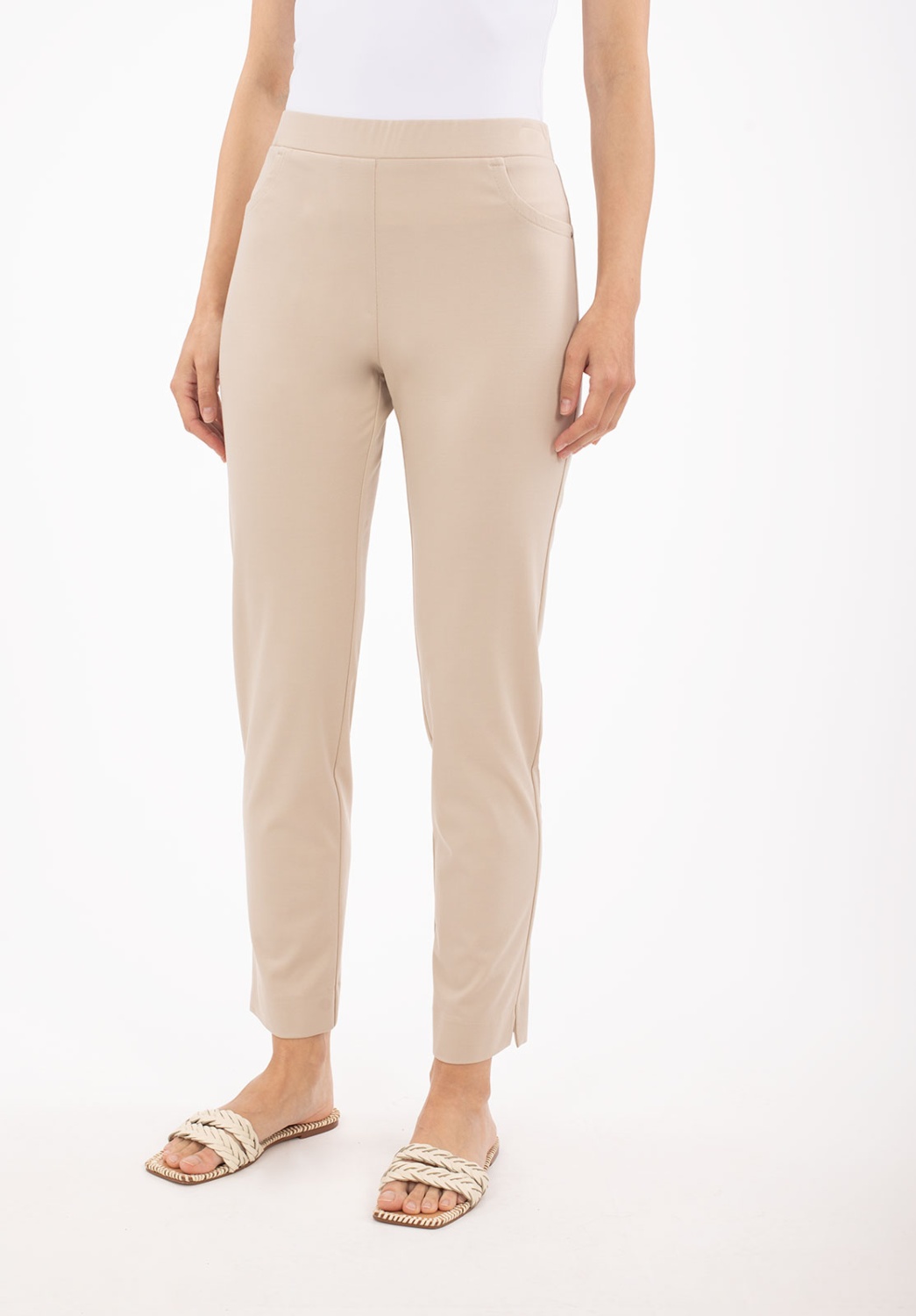 Pantalón Pitillo Beige 1