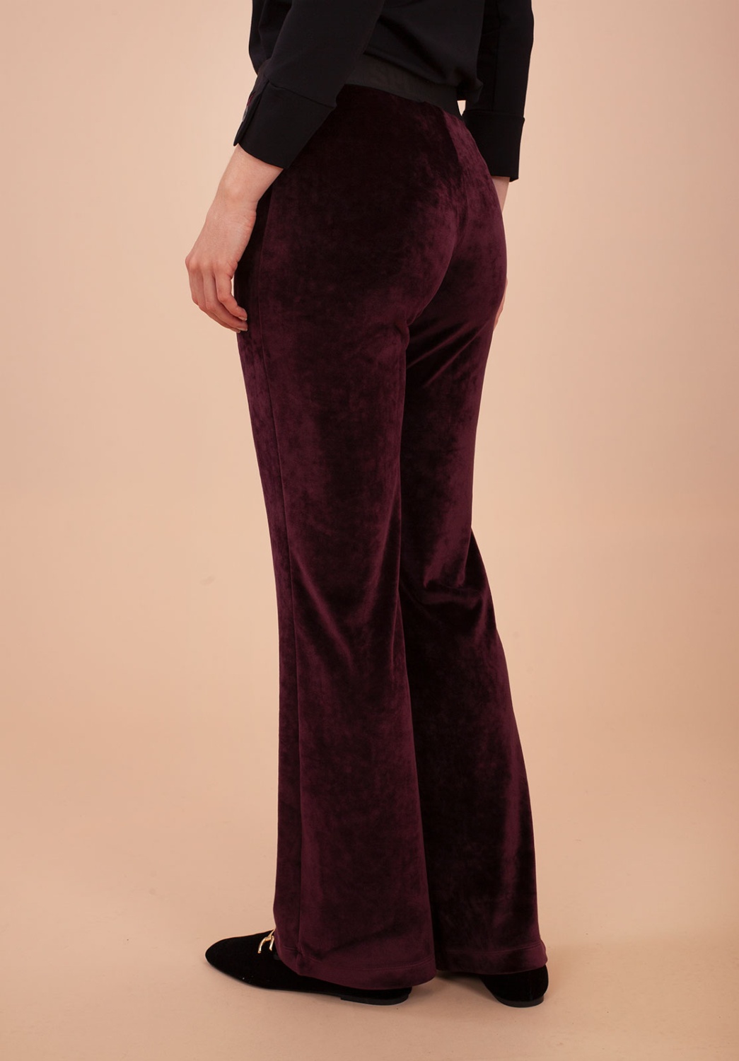 Pantalón Granate Terciopelo 3