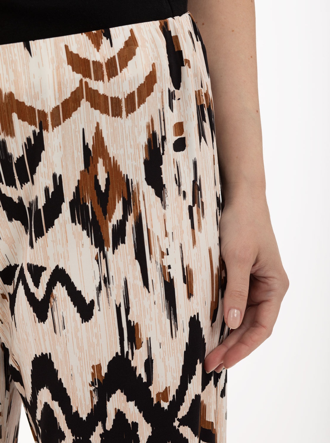 Pantalón Punto Estampado Colorido 3