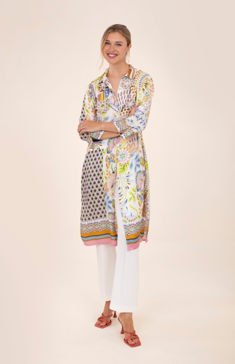 Vestido Camisero Estampado