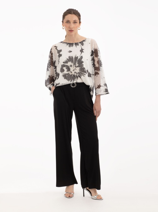 Pantalón Palazzo Negro 