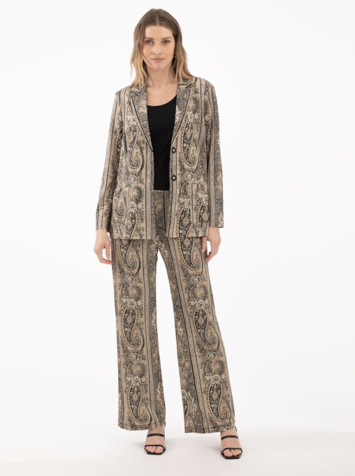 Pantalón Paisley Marrón/Negro