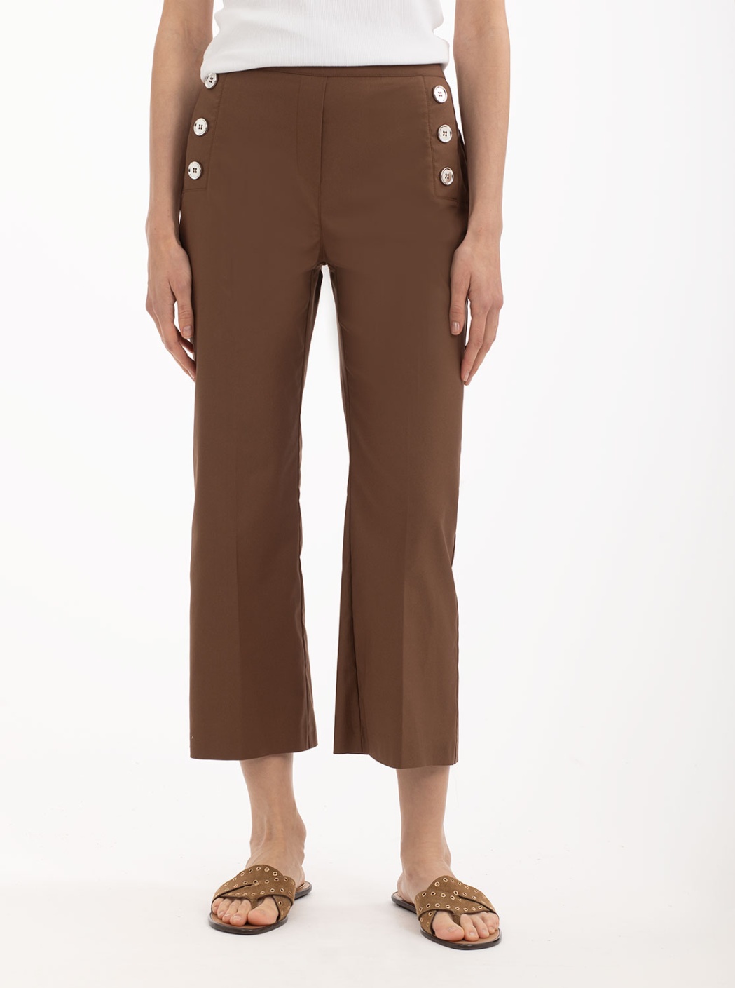 Pantalón Ancho con botones delanteros 1