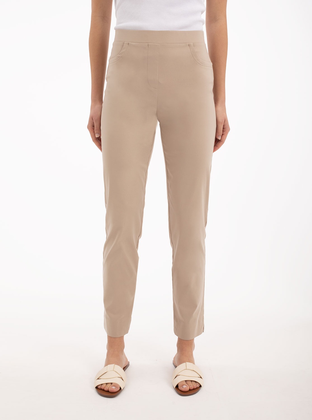 Pantalón Pitillo Beige 1
