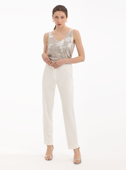 Pantalón Blanco roto