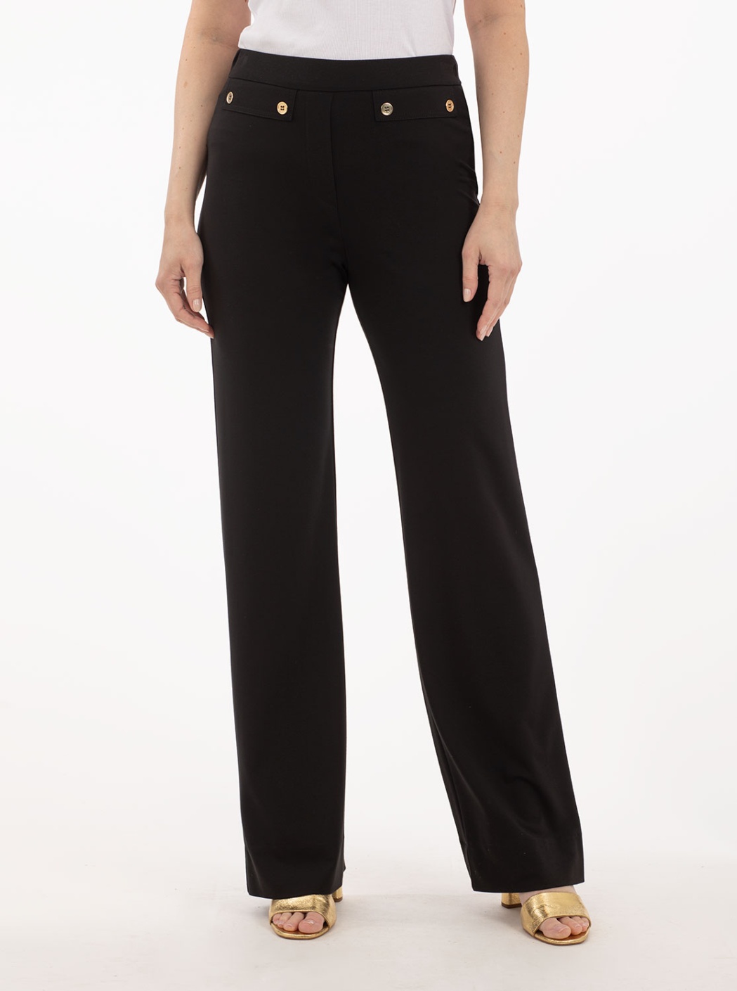 Pantalón Ancho Negro 1