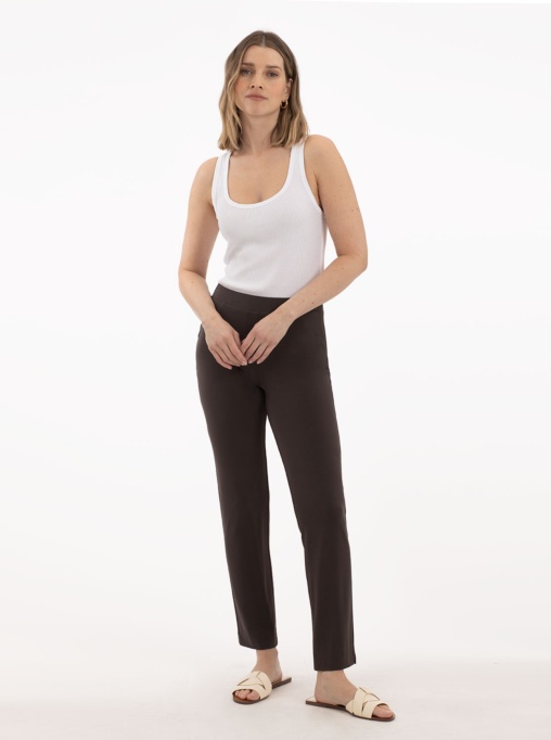 Pantalón Elástico Marron