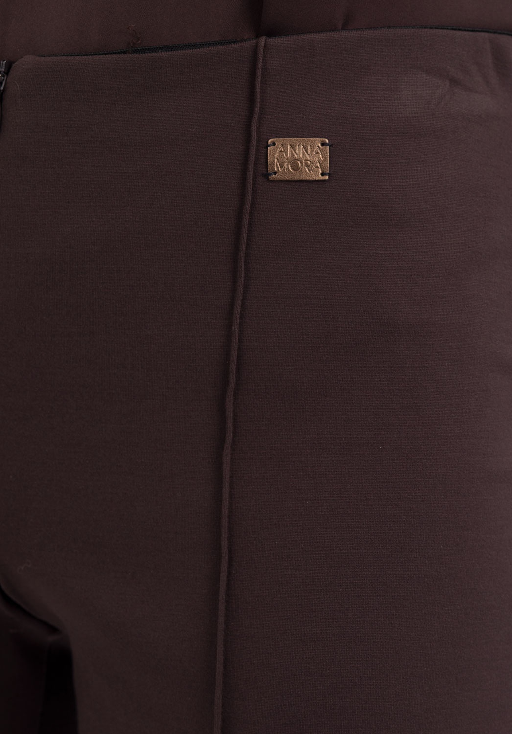 Pantalón Marrón de Corte Recto 2