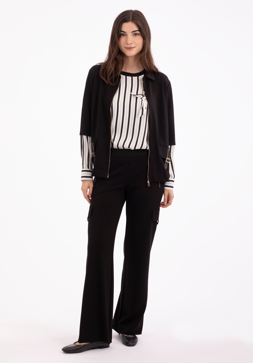 Pantalón Negro Cargo