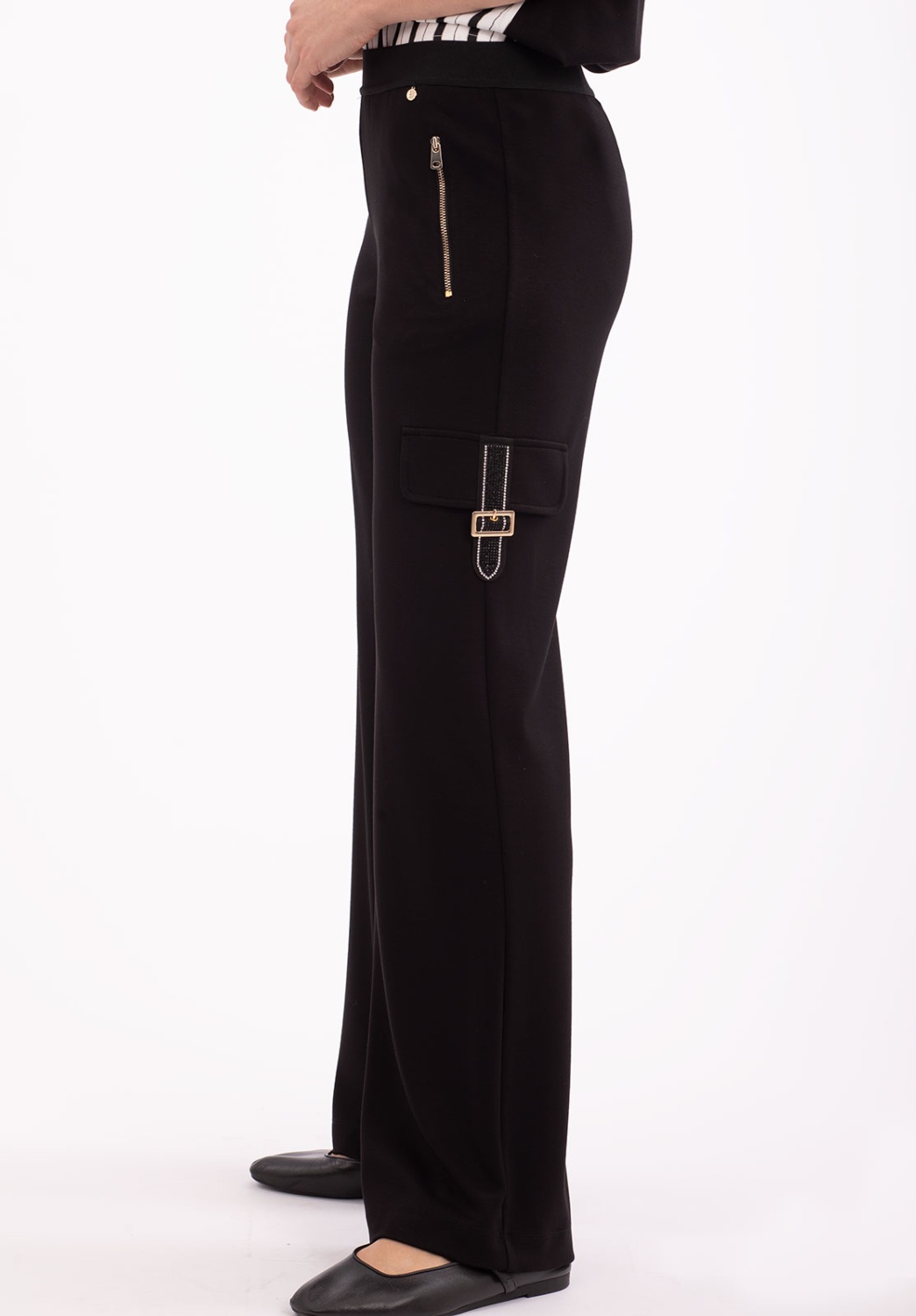 Pantalón Negro Cargo 1