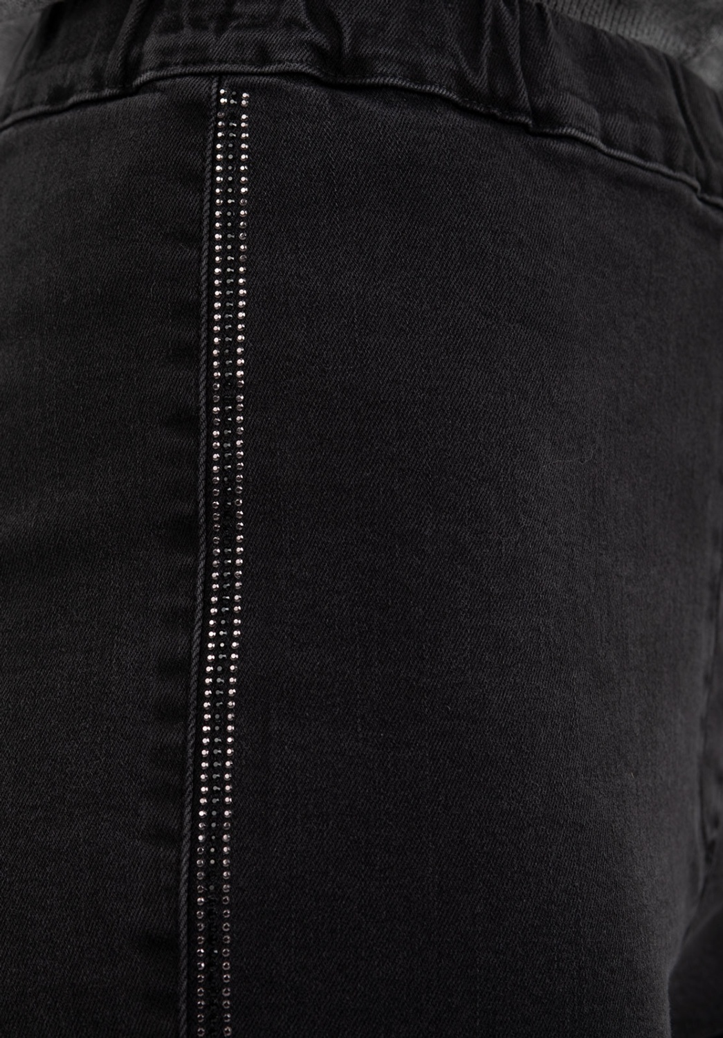 Jeans de Campana Gris Oscuro