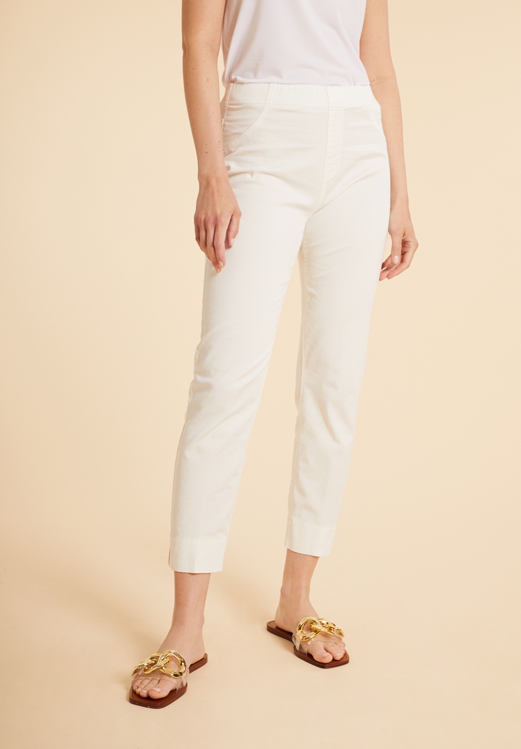 Pantalón Tobillero Blanco