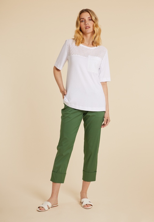 Green Capri Trousers 