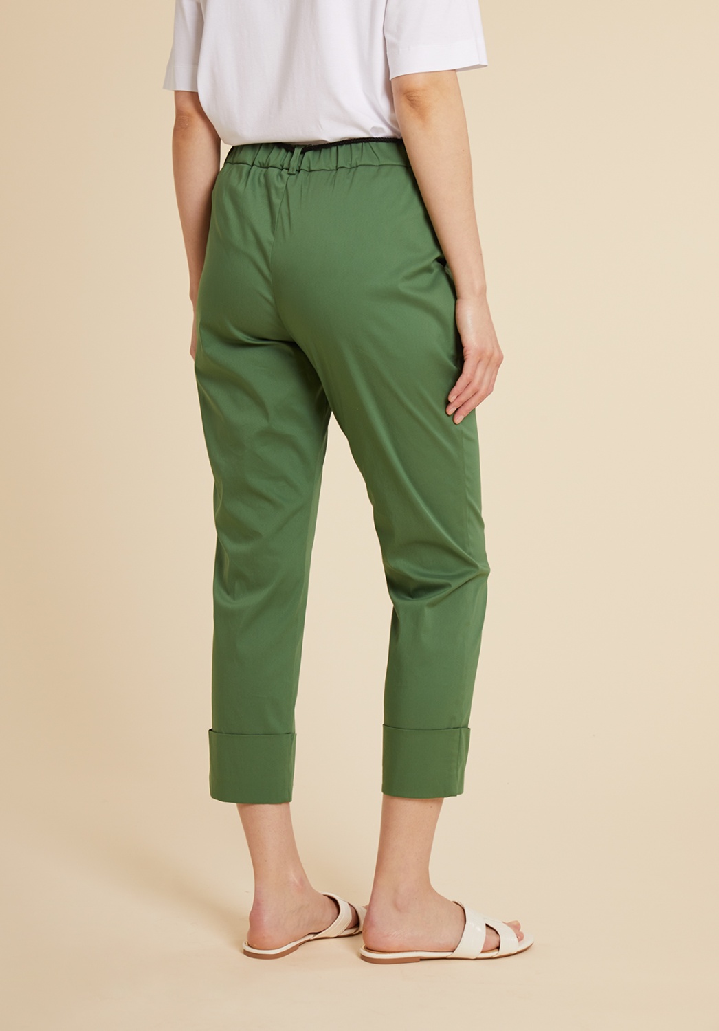 Pantalon capri vert 3