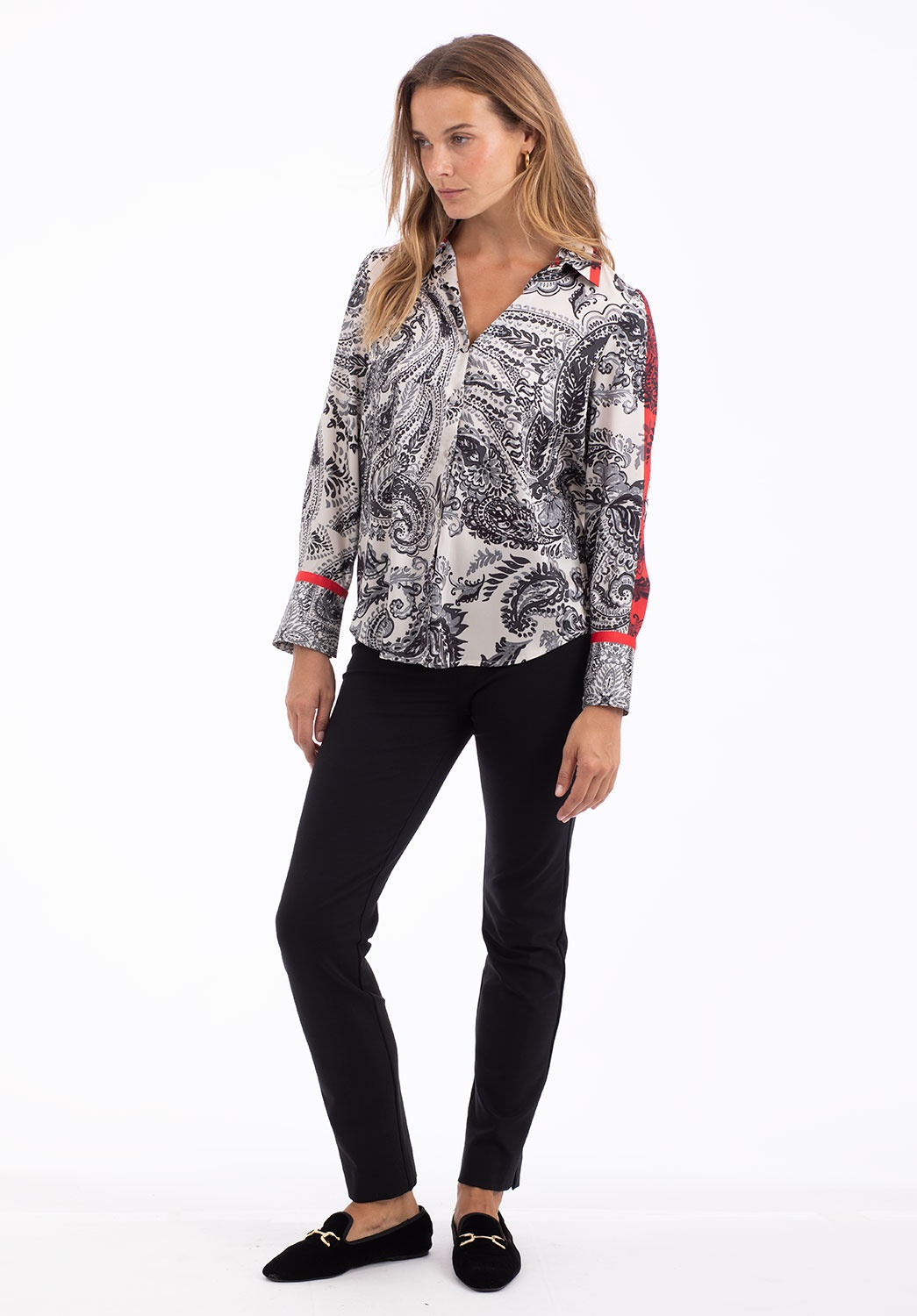camisa estampado corbatero 1