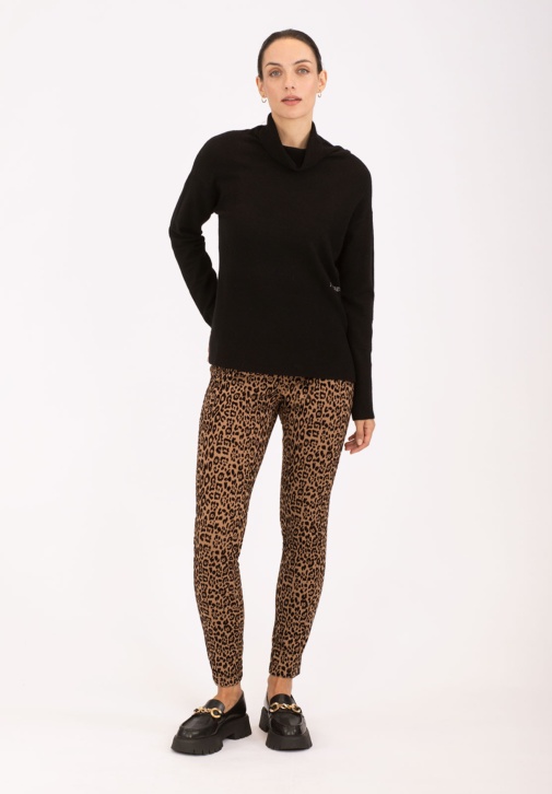 Pantalón Flocado Leopardo