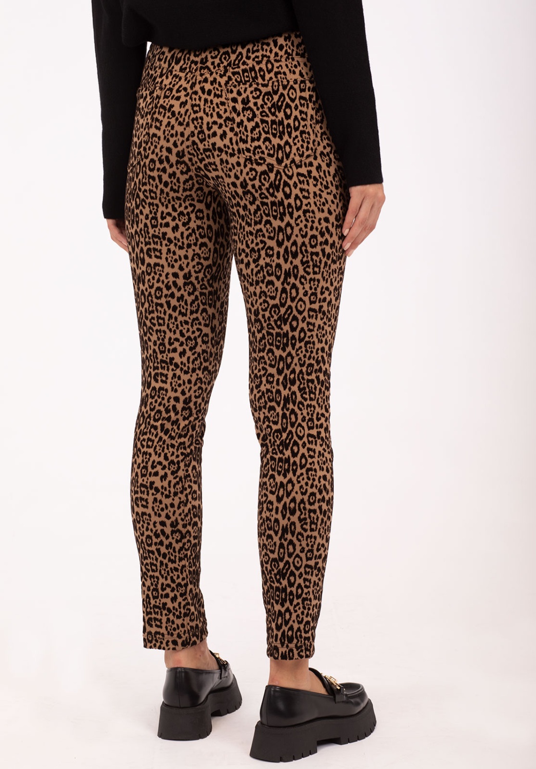 Leopard Flocking Pants 3