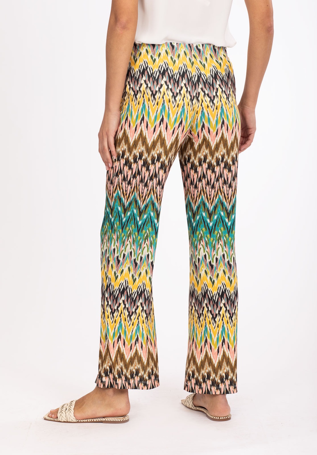 Flared Multicolor Trousers 3