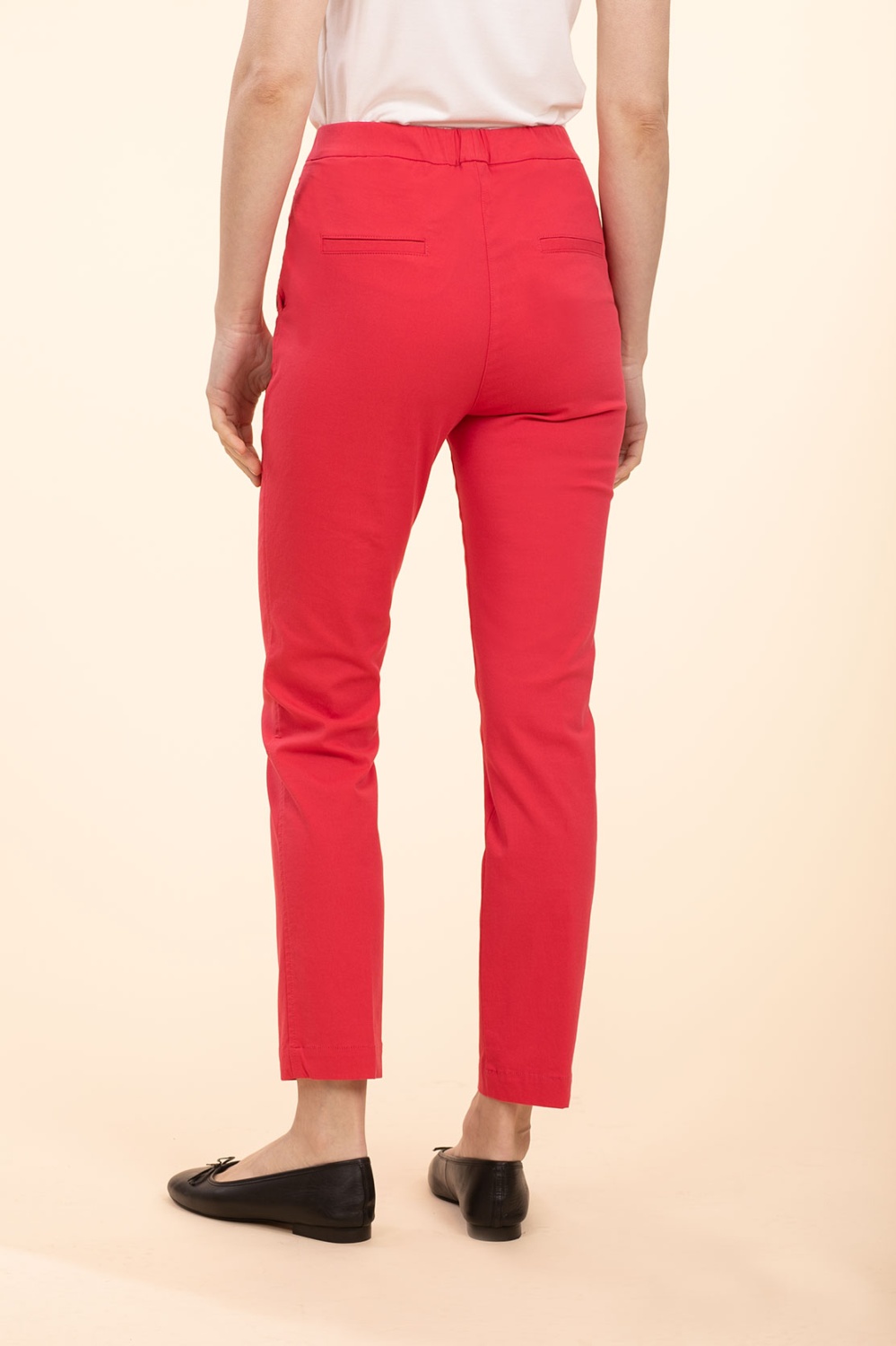 Crimson Cotton Trousers 2