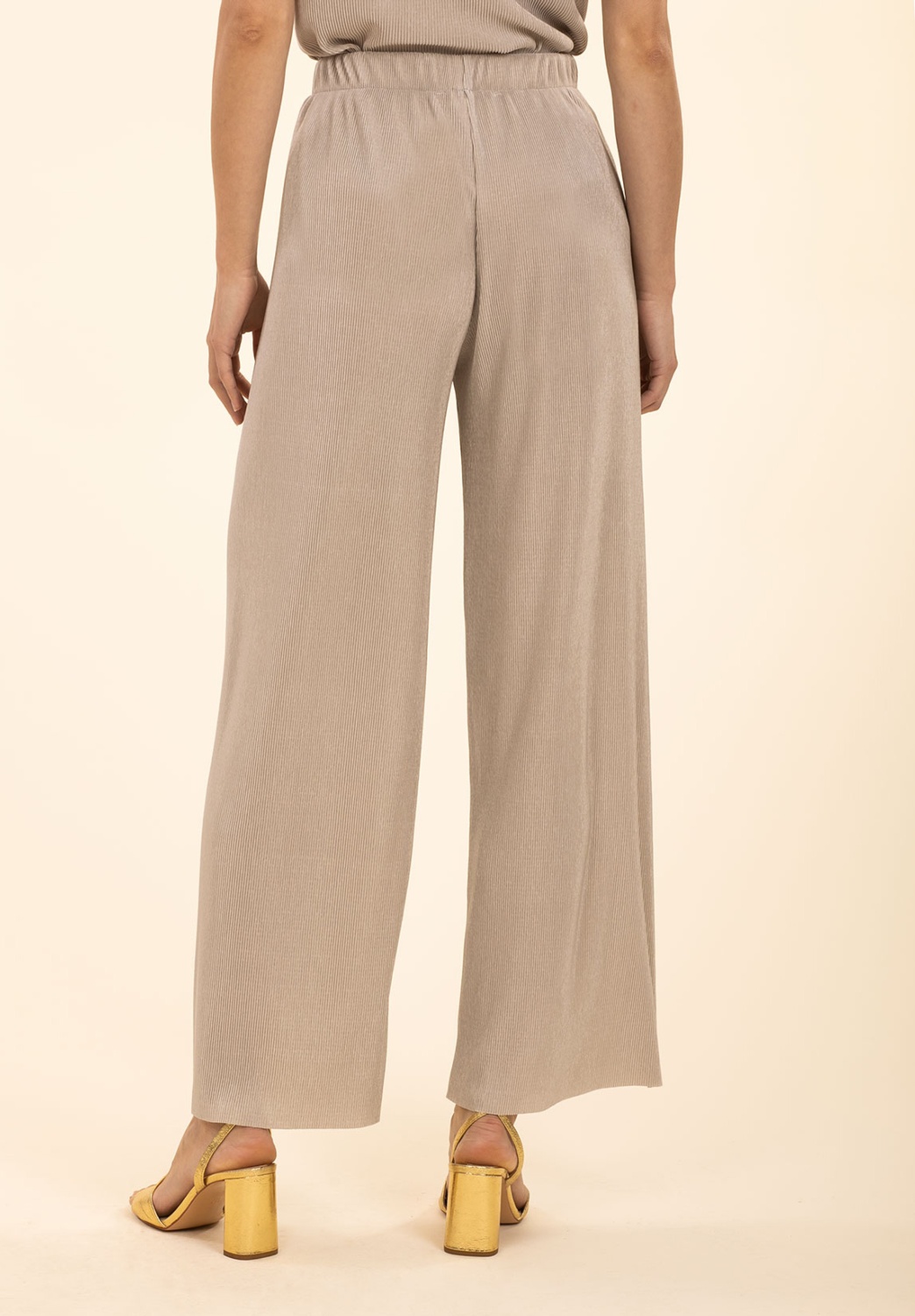 Stone Pleated Trousers 2