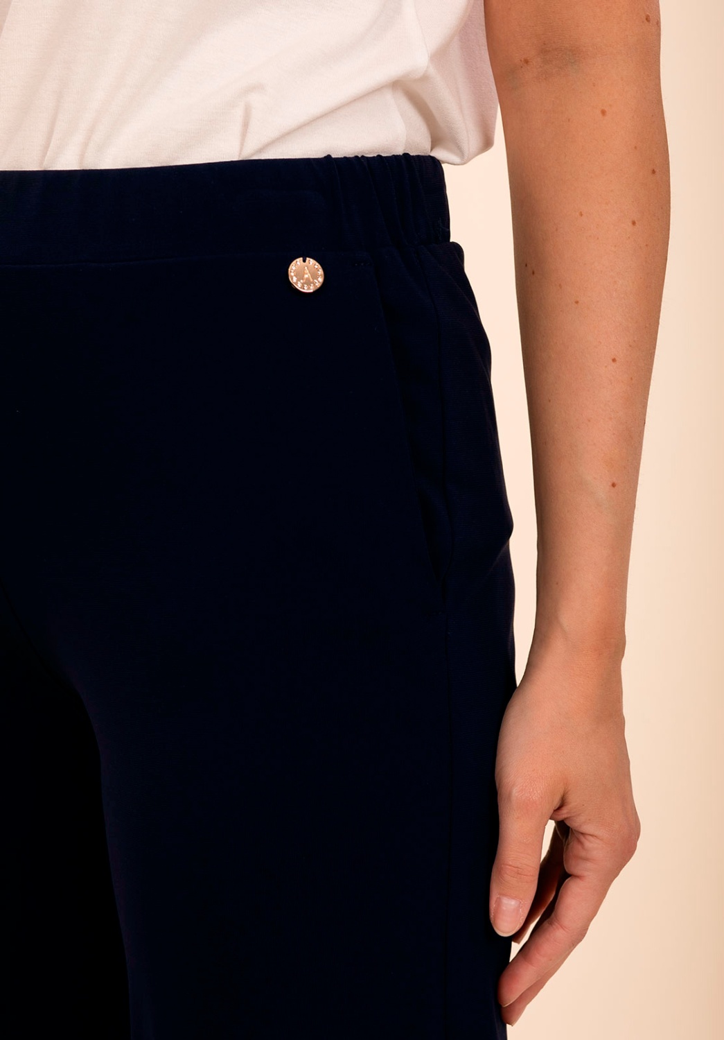 Wide Navy Trousers 2
