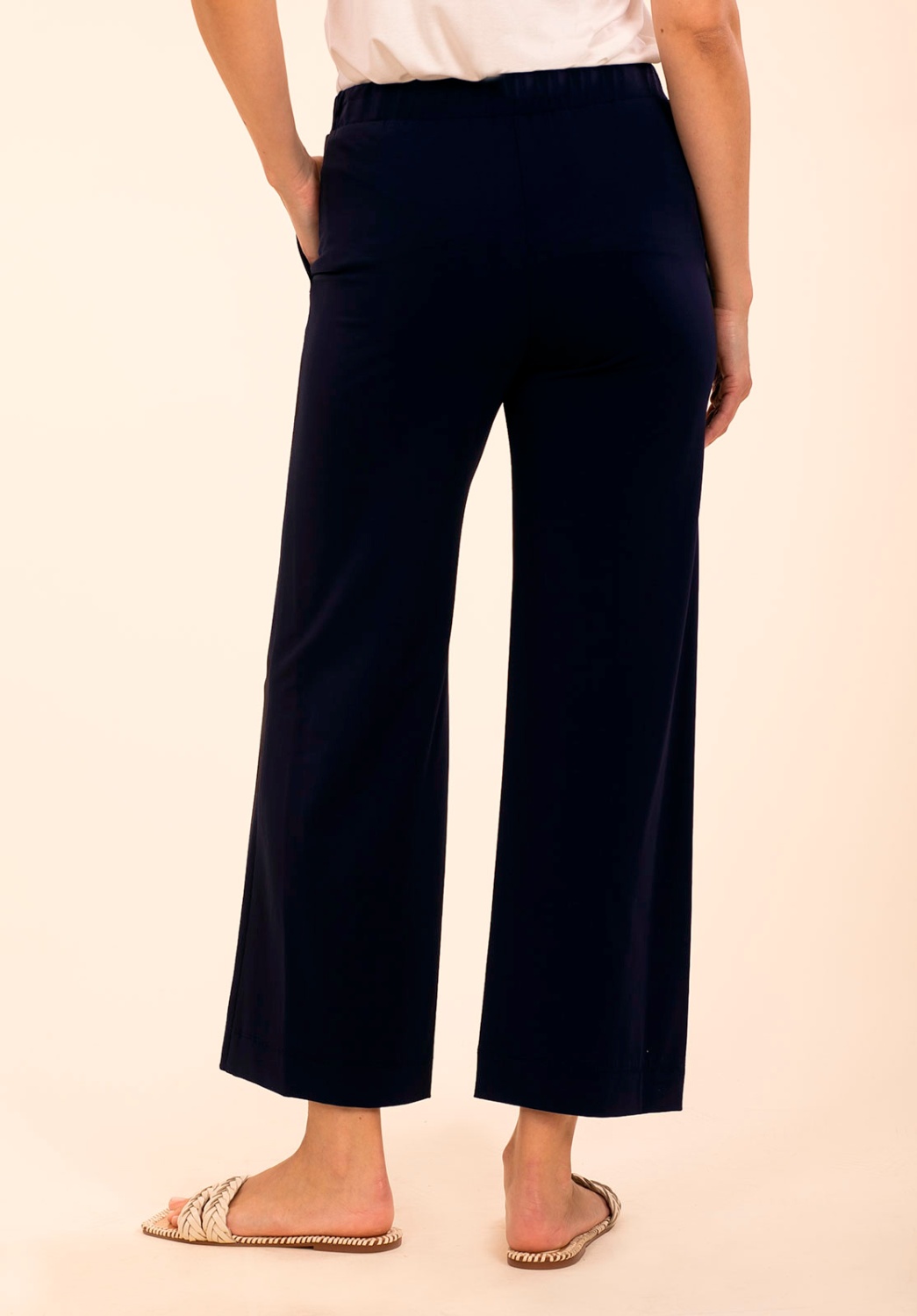 Wide Navy Trousers 3