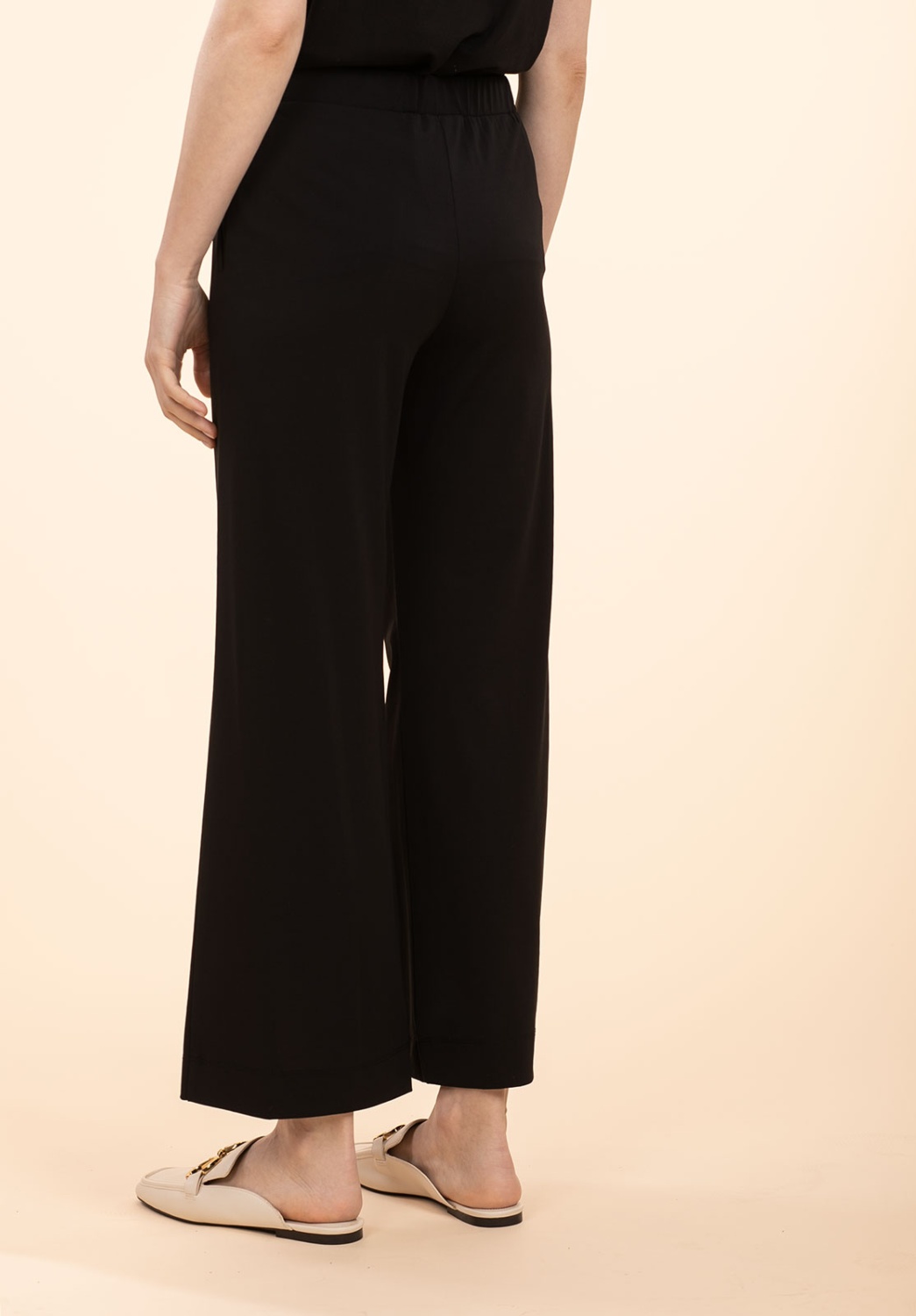 Wide Black Trousers 3