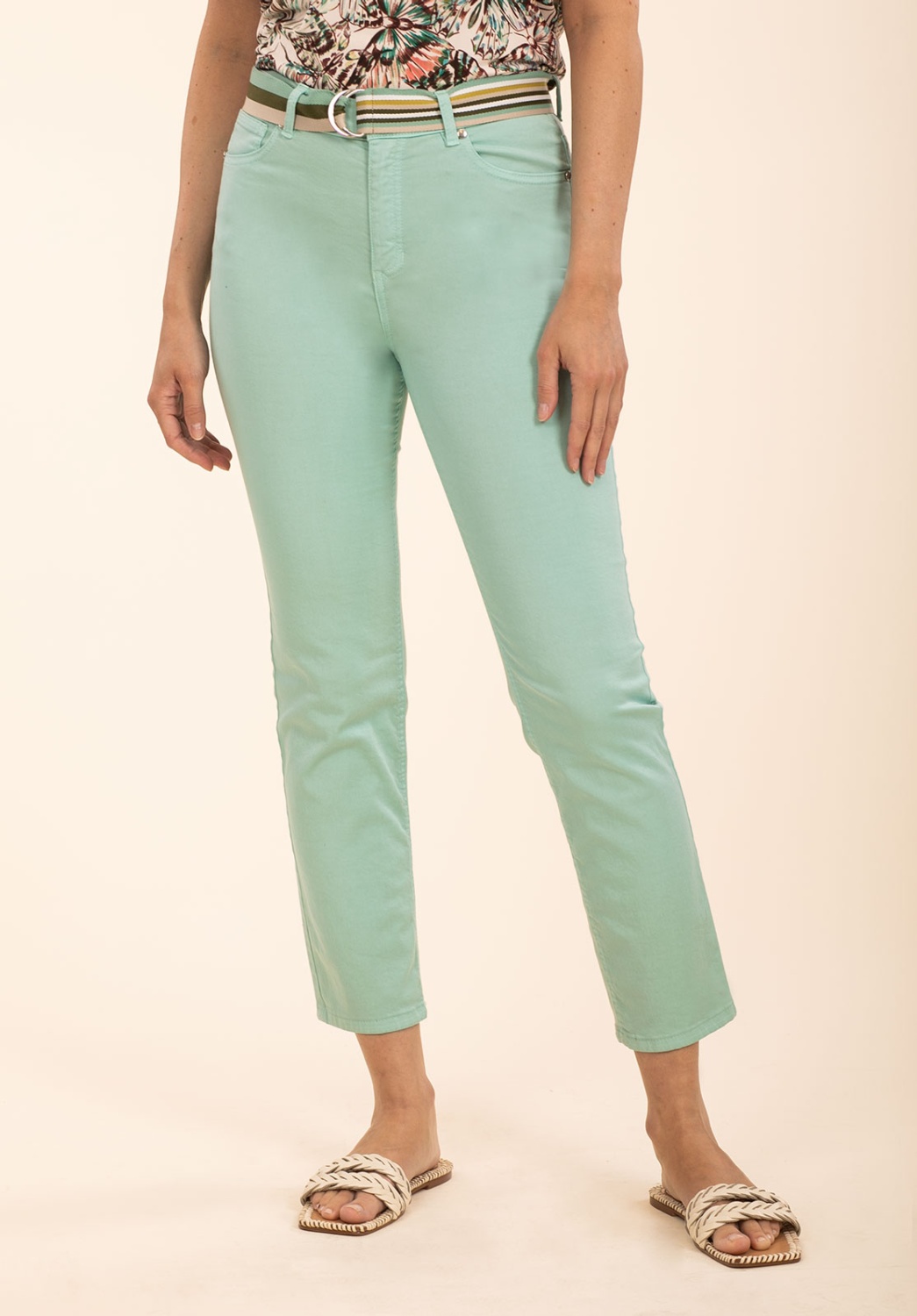 Pantalon turquoise 1