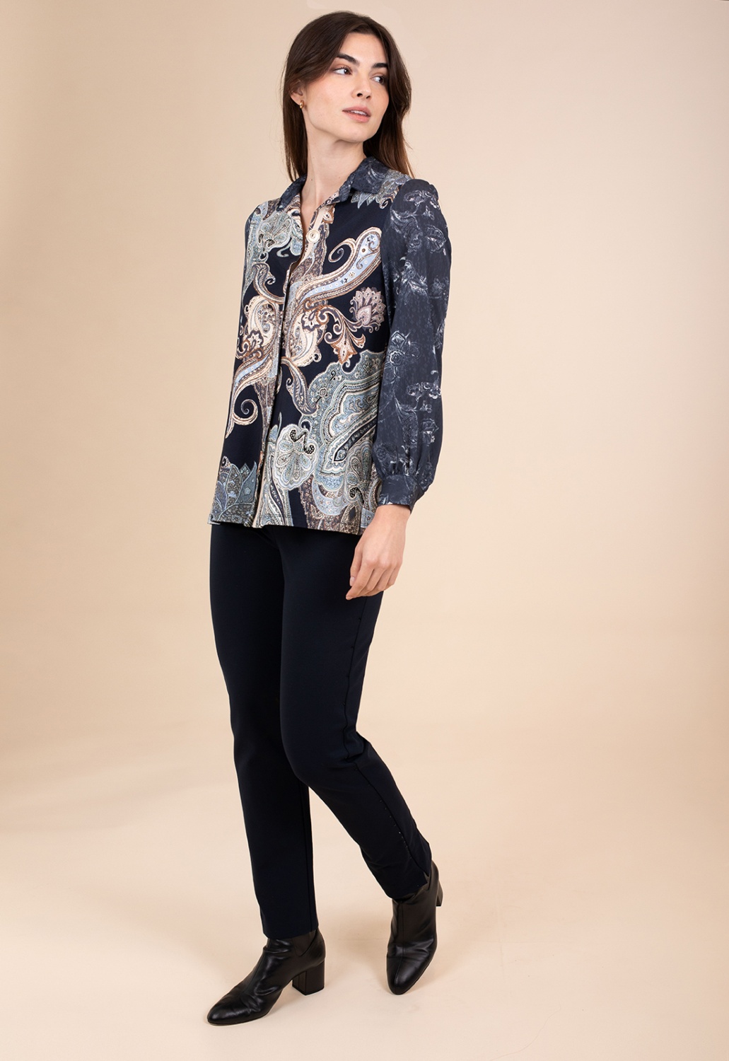 Camisa Paisley Combinada 3